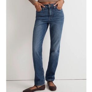 Madewell The Perfect Vintage Mom Jeans Medium Blue Decatur Wash High Waisted 25